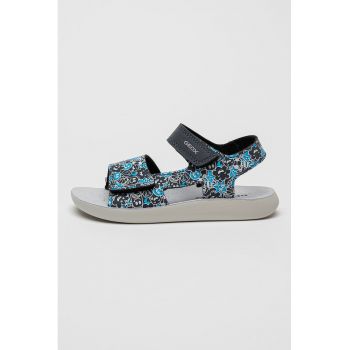 Sandale de piele ecologica cu velcro