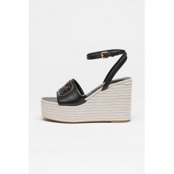 Sandale-espadrile wedge