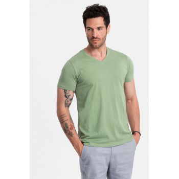 Tricou cu decolteu in V