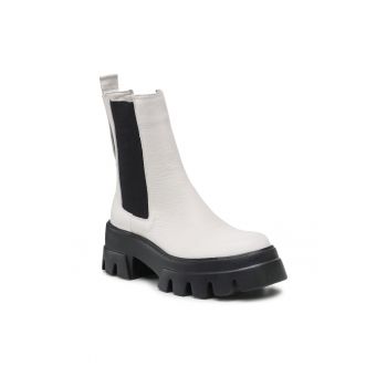 Botine dama -  300166840 - Piele naturala - Alb