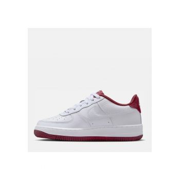 Pantofi copii  Air Force 1 - alb-rosu - sintetic -