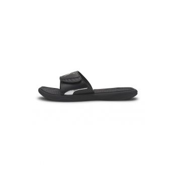 Papuci de piele ecologica cu velcro Royalcat Comfort