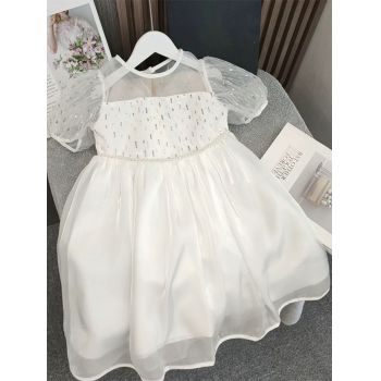 Rochita Fetite Butterfly Alb Vanessa - 6-7 ani