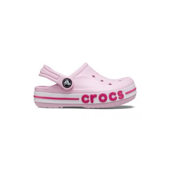 Saboti slingback cu logo in relief pe talpa