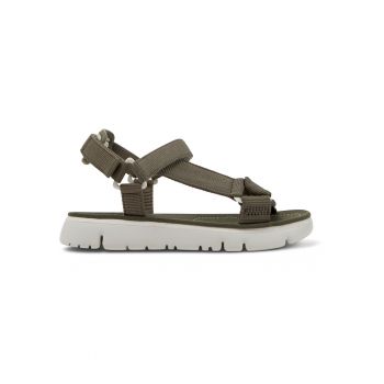 Sandale cu velcro si talpa plata