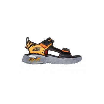 Sandale flatform cu velcro