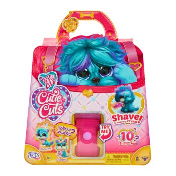 Scruff-a-luvs Cutie Cuts Blue Surprise Pet Salon Playset