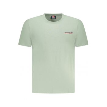 Tricou barbati din bumbac cu logo text  - regular fit
