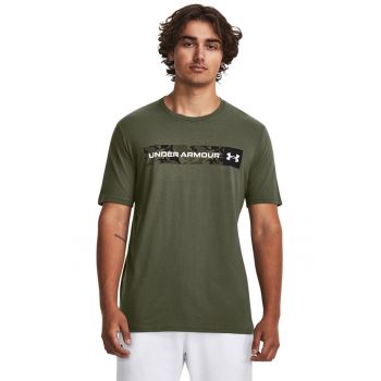 Tricou cu imprimeu logo pentru fitness Camo