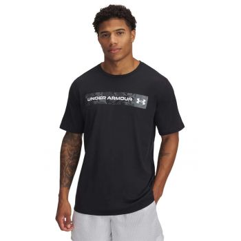 Tricou cu imprimeu logo pentru fitness Camo