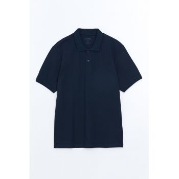 Tricou polo din bumbac pique