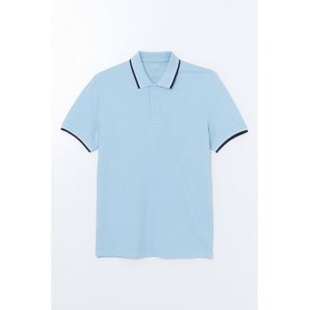 Tricou polo regular fit din bumbac