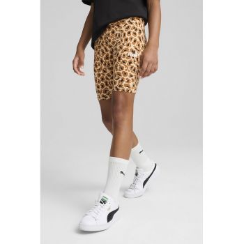 Colanti scurti cu animal print Essentials