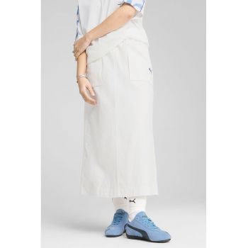 Fusta maxi cu logo discret