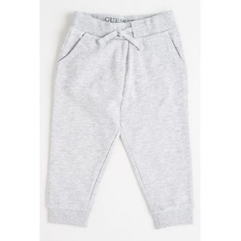 Pantaloni de trening din bumbac cu talie ajustabila
