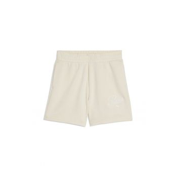 Pantaloni scurti cu broderie logo