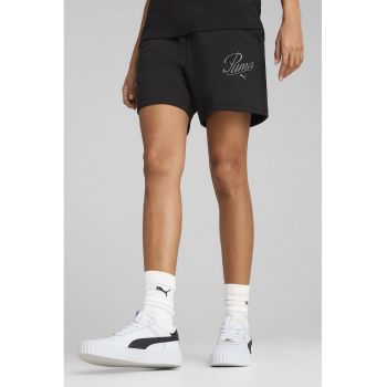 Pantaloni scurti cu broderie logo
