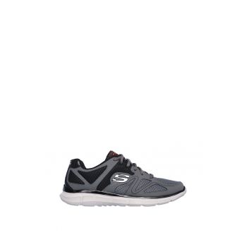 Pantofi sport cu garnitura de piele Satisfaction-Flash Point