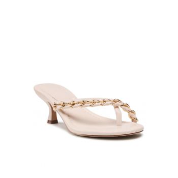Papuci dama -  5904248776855 - Piele ecologica - Bej