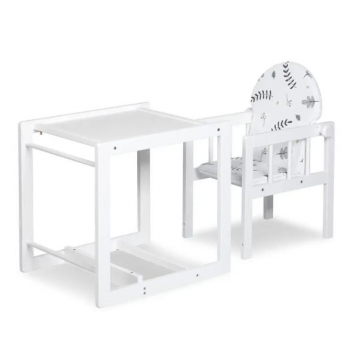 Scaun de masa Klups multifunctional din lemn, varsta 6 luni+