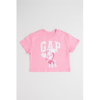 Tricou cu logo si imprimeu grafic
