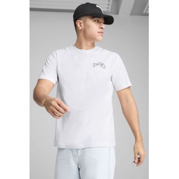 Tricou de bumbac cu imprimeu grafic pe partea din spate