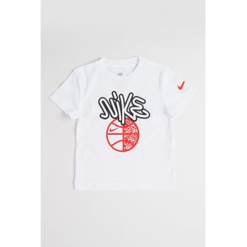 Tricou din amestec de bumbac cu logo