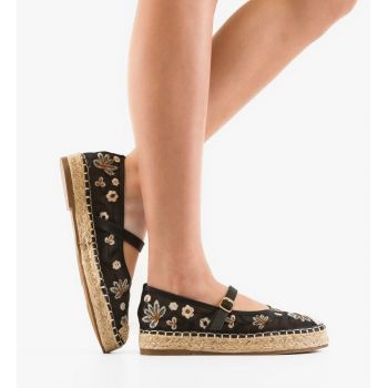 Espadrile dama Mason Negre