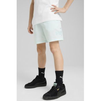 Pantaloni scurti cu logo si talie elastica