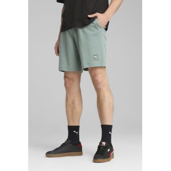 Pantaloni scurti de bumbac cu logo