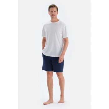 Pantaloni scurti de casa cu talie elastica