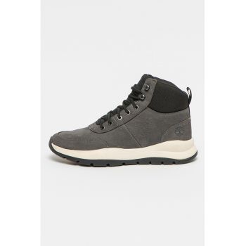 Pantofi sport inalti de piele nabuc Boroughs