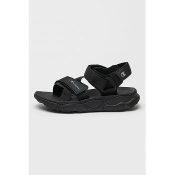 Sandale cu logo si velcro Calix