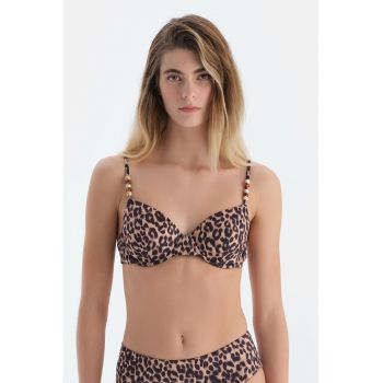 Sutien cu burete si model animal print