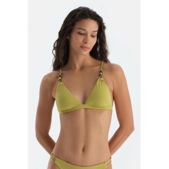 Sutien de baie cu burete si cupe triunghiulare