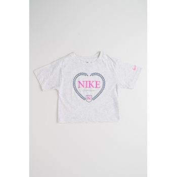 Tricou din amestec de bumbac cu imprimeu logo
