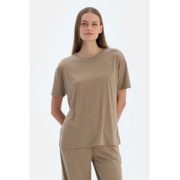 Tricou uni din amestec de modal