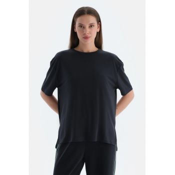 Tricou uni lejer din amestec de modal