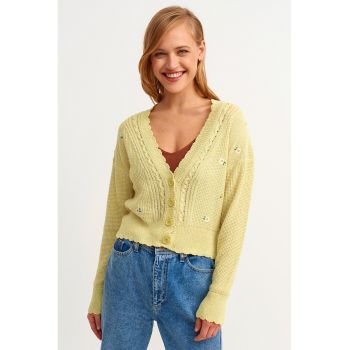 Cardigan cu decolteu in V