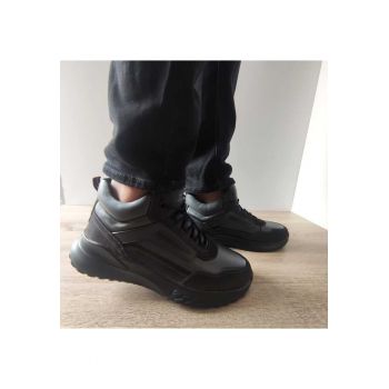 Ghete Casual Barbati  250003C 51-N Negre Velur + Gri - Negru -