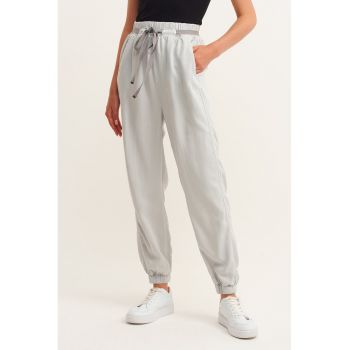 Pantaloni de trening cu talie inalta