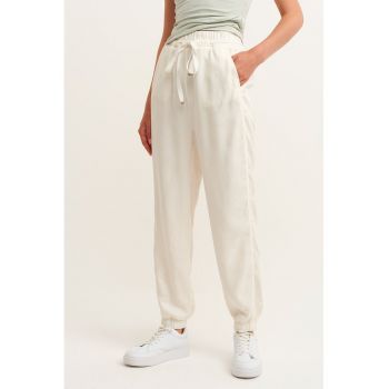 Pantaloni de trening cu talie inalta