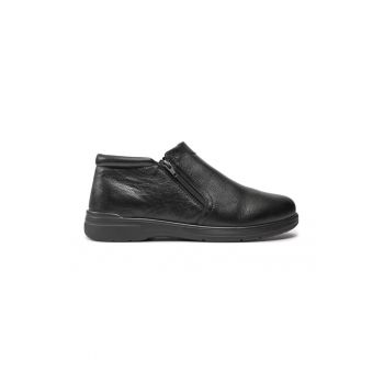 Pantofi 9-16400-43 Negru -  Piele lacuita