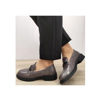 Pantofi Casual Dama  540005B 51-L Gri Lac - 39 - Gri Lac