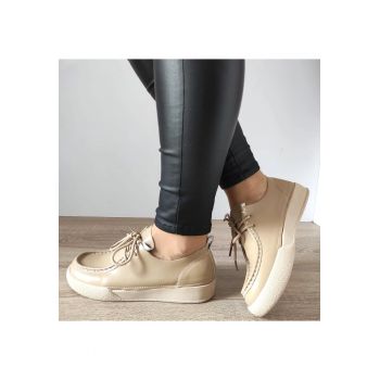 Pantofi Casual Dama  T23089 Apricot - 36 - Apricot