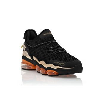 Pantofi sport de plasa cu garnituri de piele ecologica Runner