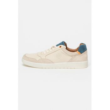 Pantofi sport din piele cu garnituri din piele intoarsa Kaiman