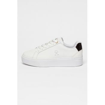 Pantofi sport din piele cu platforma Court