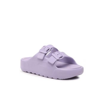 Papuci dama -  302573837 - Lila - Cauciuc