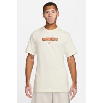 Tricou de bumbac cu logo